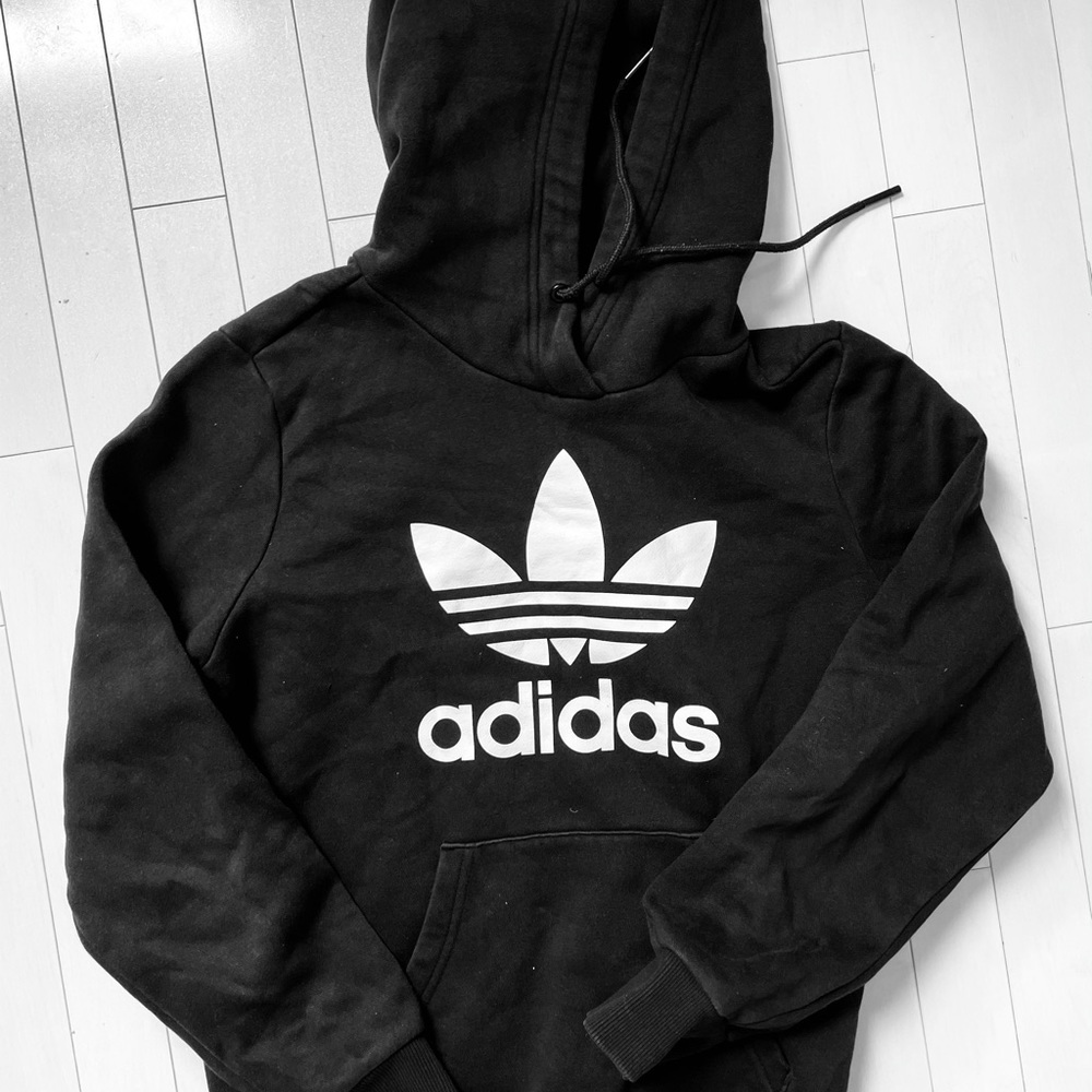 Adidas hoodie size S black !